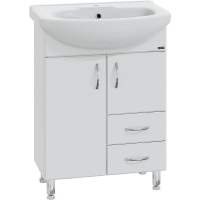 Тумба под раковину СанТа Элеганс 65 201103 Белая, купить, цена, заказать, магазин, доставка, скидка, промокод, купить, цена, заказать, магазин, доставка, скидка, промокод