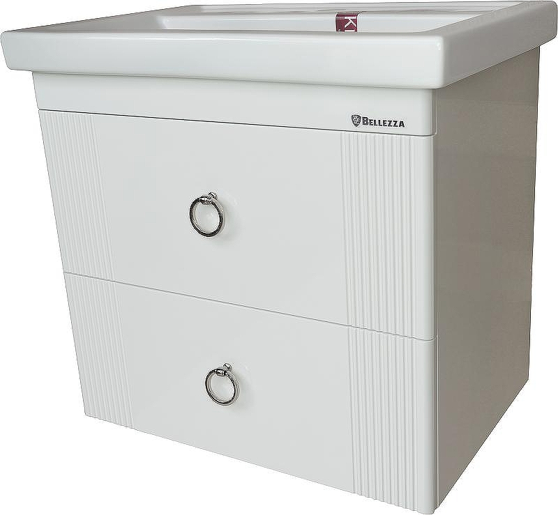 Тумба под раковину Bellezza Виана 70 4633811270018 подвесная Белая, купить, цена, заказать, магазин, доставка, скидка, промокод, купить, цена, заказать, магазин, доставка, скидка, промокод