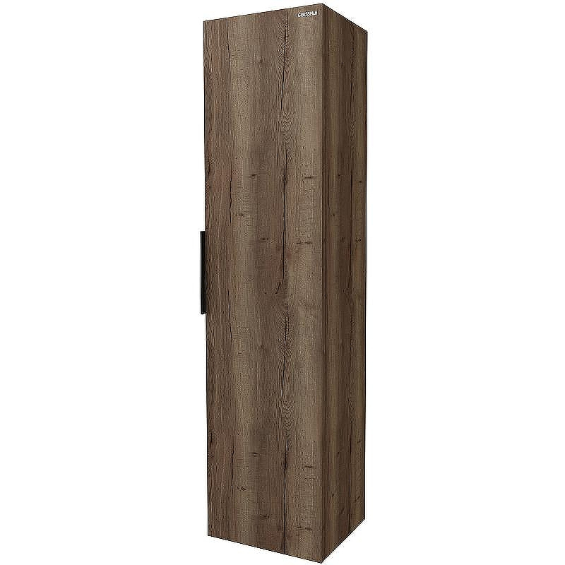 Шкаф пенал Grossman Форта 30 3030052 подвесной Темный дуб галифакс, купить, цена, заказать, магазин, доставка, скидка, промокод, купить, цена, заказать, магазин, доставка, скидка, промокод