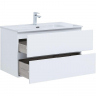 Тумба под раковину Aquanet Алвита New 90 303920 подвесная Белая матовая, купить, цена, заказать, магазин, доставка, скидка, промокод, купить, цена, заказать, магазин, доставка, скидка, промокод