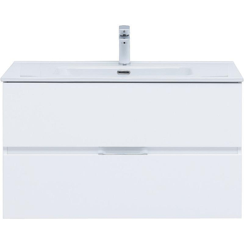 Тумба под раковину Aquanet Алвита New 90 303920 подвесная Белая матовая, купить, цена, заказать, магазин, доставка, скидка, промокод, купить, цена, заказать, магазин, доставка, скидка, промокод