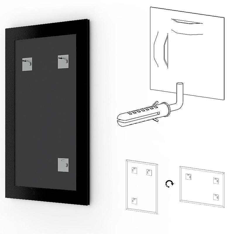 Зеркало Evoform Definite 84х64 BY 0649 в багетной раме - Травленое серебро 59, купить, цена, заказать, магазин, доставка, скидка, промокод, купить, цена, заказать, магазин, доставка, скидка, промокод