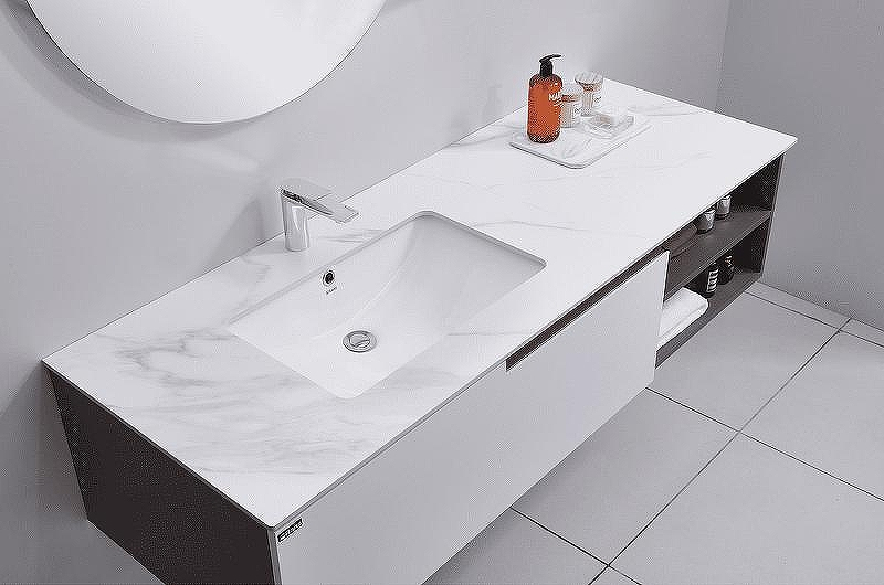 Тумба с раковиной Orans BC-1131 L 150 11311500L подвесная Matt coffee White matt, купить, цена, заказать, магазин, доставка, скидка, промокод, купить, цена, заказать, магазин, доставка, скидка, промокод