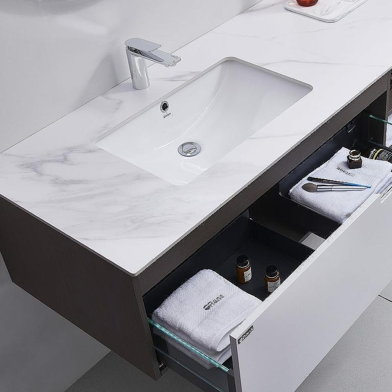 Тумба с раковиной Orans BC-1131 L 150 11311500L подвесная Matt coffee White matt, купить, цена, заказать, магазин, доставка, скидка, промокод, купить, цена, заказать, магазин, доставка, скидка, промокод