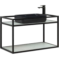 Консоль под раковину Allen Brau Liberty 90 1.33003.BB Черный браш, купить, цена, заказать, магазин, доставка, скидка, промокод, купить, цена, заказать, магазин, доставка, скидка, промокод