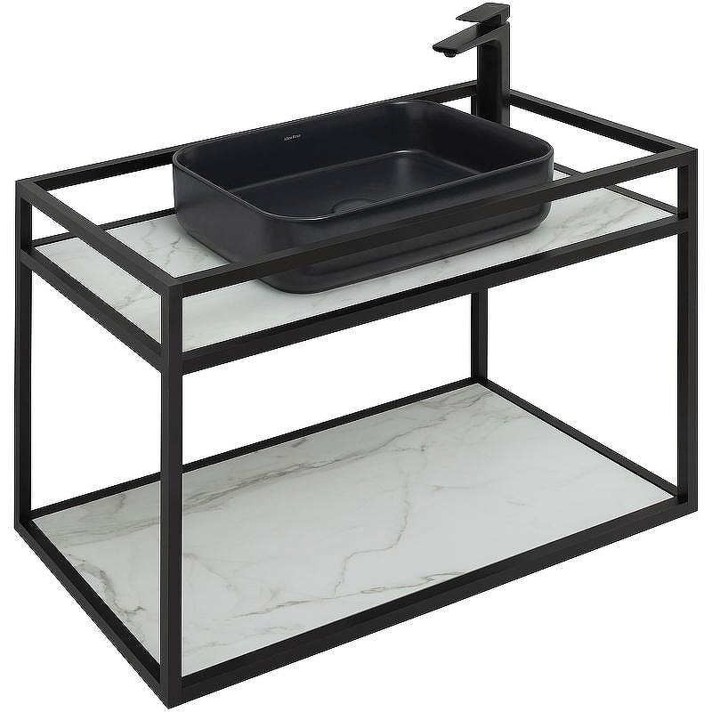 Консоль под раковину Allen Brau Liberty 90 1.33003.BB Черный браш, купить, цена, заказать, магазин, доставка, скидка, промокод, купить, цена, заказать, магазин, доставка, скидка, промокод