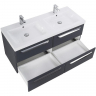 Тумба под раковину Cezares Eco 120 ECO-1200-4C-SO-2-GR-P подвесная Grafito, купить, цена, заказать, магазин, доставка, скидка, промокод, купить, цена, заказать, магазин, доставка, скидка, промокод