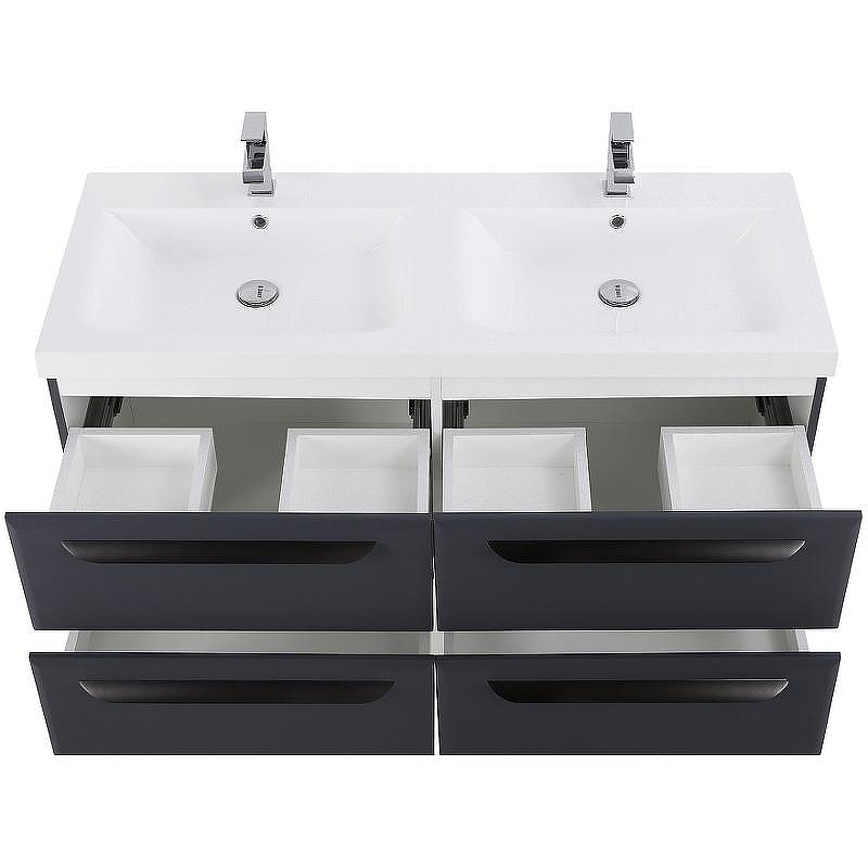 Тумба под раковину Cezares Eco 120 ECO-1200-4C-SO-2-GR-P подвесная Grafito, купить, цена, заказать, магазин, доставка, скидка, промокод, купить, цена, заказать, магазин, доставка, скидка, промокод