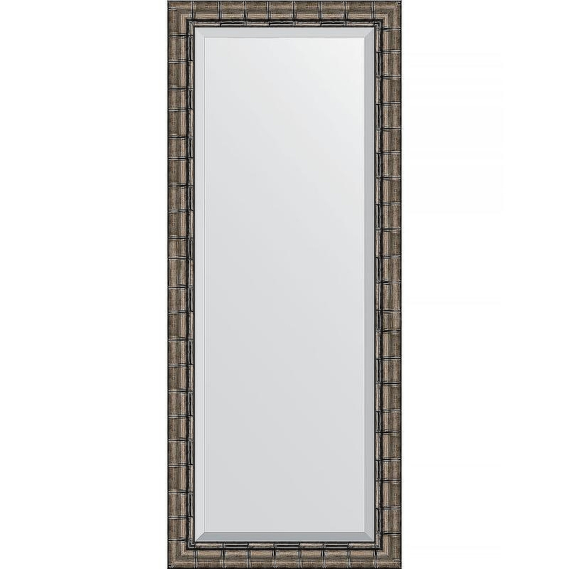 Зеркало Evoform Exclusive 153х63 BY 1186 с фацетом в багетной раме - Серебряный бамбук 73, купить, цена, заказать, магазин, доставка, скидка, промокод, купить, цена, заказать, магазин, доставка, скидка, промокод