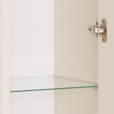 Шкаф пенал ASB-Woodline Кастелло 40 12070 подвесной Бежевый