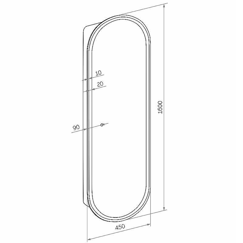 Зеркальный шкаф Континент Elmage black LED 45 МВК048 с подсветкой Черный, купить, цена, заказать, магазин, доставка, скидка, промокод, купить, цена, заказать, магазин, доставка, скидка, промокод