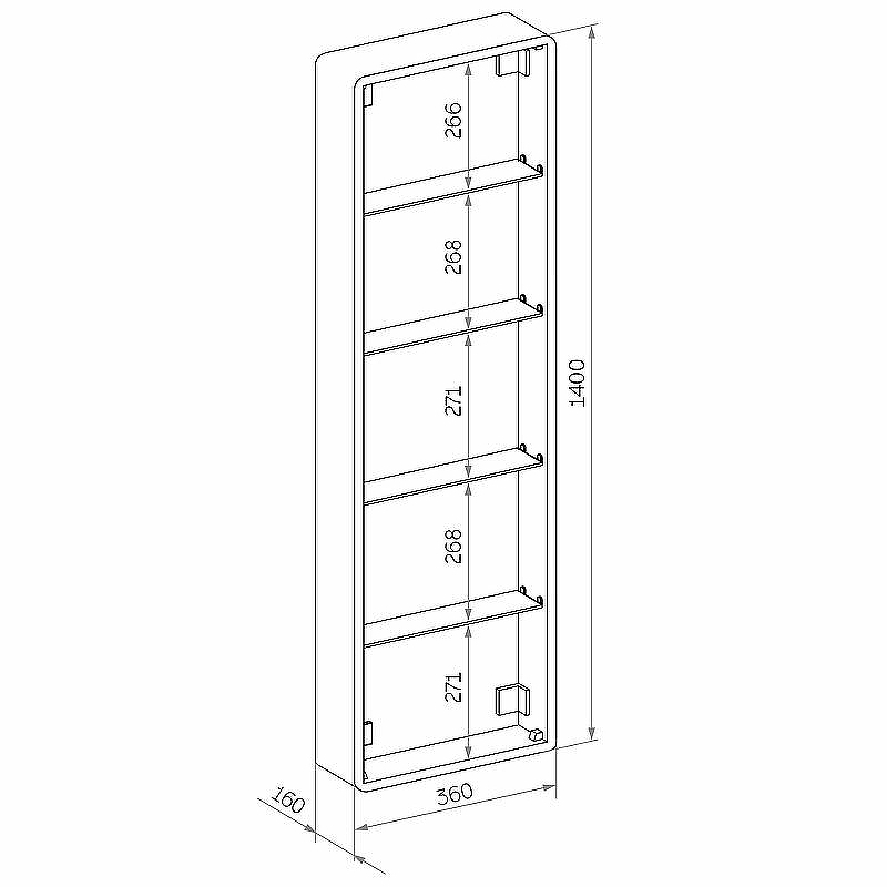 Зеркальный шкаф Континент Elmage black LED 45 МВК048 с подсветкой Черный, купить, цена, заказать, магазин, доставка, скидка, промокод, купить, цена, заказать, магазин, доставка, скидка, промокод