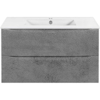 Тумба под раковину Vincea Mia Slim 90 VMC-2MC900S1BT подвесная Beton, купить, цена, заказать, магазин, доставка, скидка, промокод, купить, цена, заказать, магазин, доставка, скидка, промокод