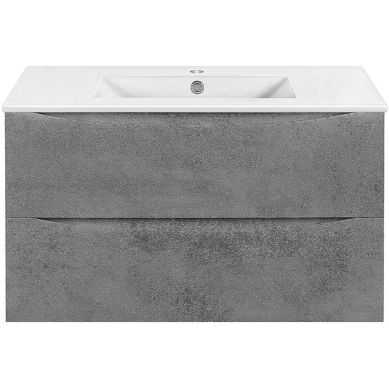 Тумба под раковину Vincea Mia Slim 90 VMC-2MC900S1BT подвесная Beton, купить, цена, заказать, магазин, доставка, скидка, промокод, купить, цена, заказать, магазин, доставка, скидка, промокод