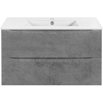 Тумба под раковину Vincea Mia Slim 90 VMC-2MC900S1BT подвесная Beton