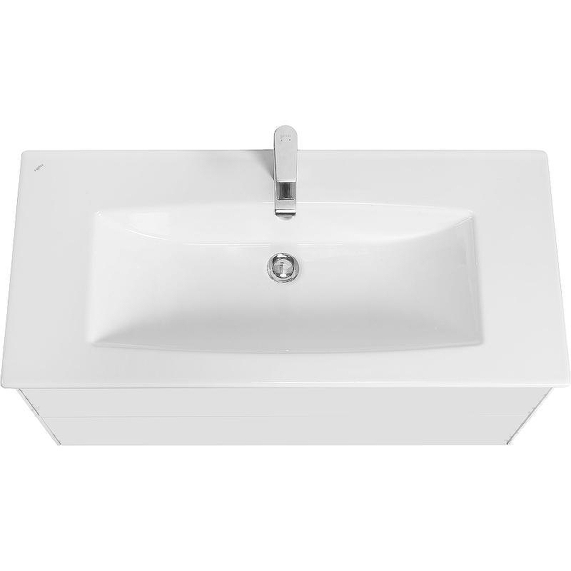 Тумба под раковину Aquaton Сохо 100 1A258201AJ010 подвесная Белая глянцевая, купить, цена, заказать, магазин, доставка, скидка, промокод, купить, цена, заказать, магазин, доставка, скидка, промокод