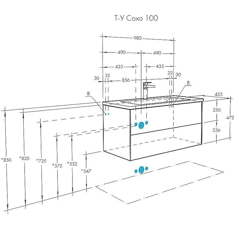 Тумба под раковину Aquaton Сохо 100 1A258201AJ010 подвесная Белая глянцевая, купить, цена, заказать, магазин, доставка, скидка, промокод, купить, цена, заказать, магазин, доставка, скидка, промокод