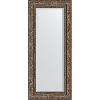 Зеркало Evoform Exclusive 140х60 BY 3531 с фацетом в багетной раме - Виньетка состаренная бронза 109