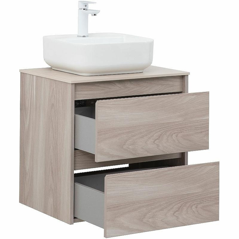 Тумба под раковину Aquanet Nova Lite 60 287884 подвесная Орех светлый, купить, цена, заказать, магазин, доставка, скидка, промокод, купить, цена, заказать, магазин, доставка, скидка, промокод