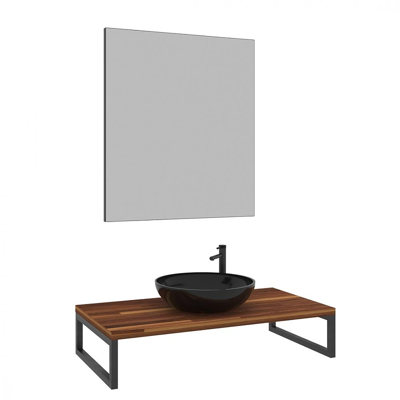 Консоль под раковину Orka Kestel 95 3001038 Орех, купить, цена, заказать, магазин, доставка, скидка, промокод, купить, цена, заказать, магазин, доставка, скидка, промокод