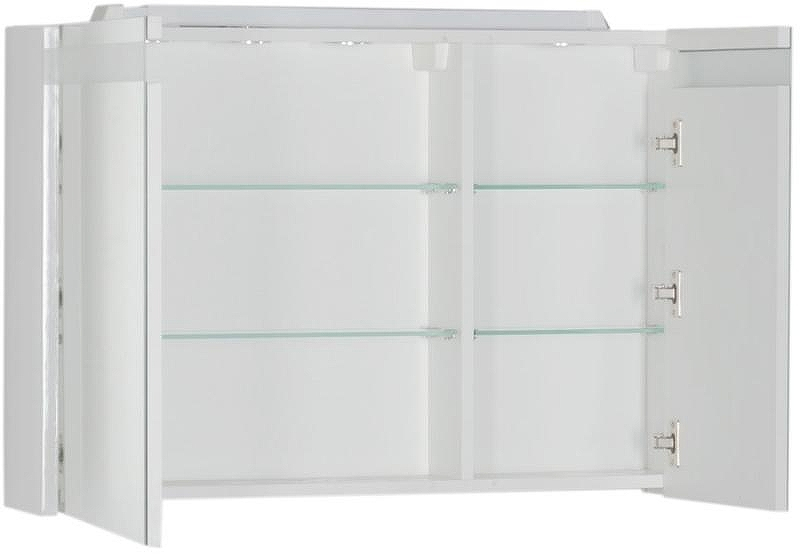 Зеркальный шкаф Aquanet Лайн 90 R 164934 с подсветкой Белый, купить, цена, заказать, магазин, доставка, скидка, промокод, купить, цена, заказать, магазин, доставка, скидка, промокод