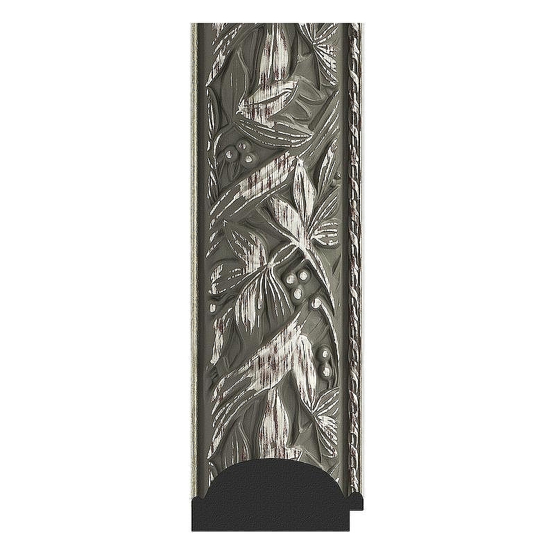 Зеркало Evoform Exclusive-G 109х109 BY 4458 с гравировкой в багетной раме - Византия серебро 99, купить, цена, заказать, магазин, доставка, скидка, промокод, купить, цена, заказать, магазин, доставка, скидка, промокод