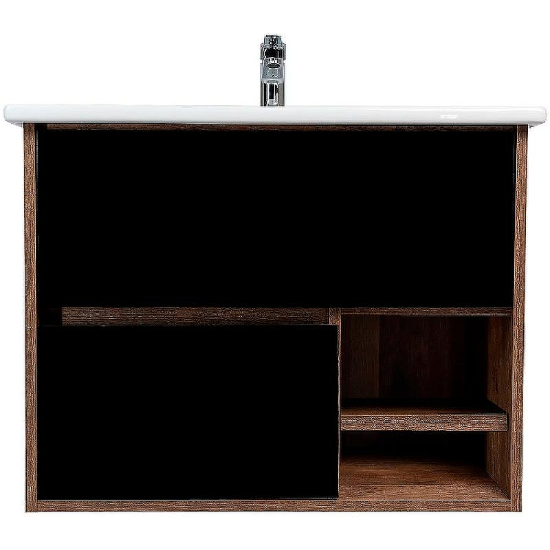 Тумба под раковину VIANT Люксембург 60 VLUX60ELCH-T2YP подвесная Черная матовая Кейптаун, купить, цена, заказать, магазин, доставка, скидка, промокод, купить, цена, заказать, магазин, доставка, скидка, промокод