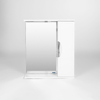 Зеркало со шкафом VIANT Лима 60 VLIM60-ZSH Белое