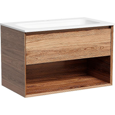 Тумба под раковину Sancos Marmi 1.0 80 MR1.080ECH подвесная Дуб чарльстон