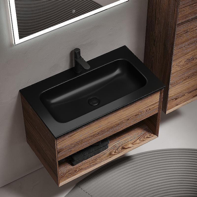 Тумба под раковину Sancos Marmi 1.0 80 MR1.080ECH подвесная Дуб чарльстон, купить, цена, заказать, магазин, доставка, скидка, промокод, купить, цена, заказать, магазин, доставка, скидка, промокод