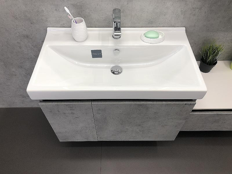Тумба с раковиной Comforty Осло 80 00-00000836 подвесная Бетон светлый, купить, цена, заказать, магазин, доставка, скидка, промокод, купить, цена, заказать, магазин, доставка, скидка, промокод