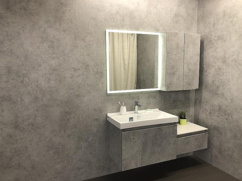 Тумба с раковиной Comforty Осло 80 00-00000836 подвесная Бетон светлый, купить, цена, заказать, магазин, доставка, скидка, промокод, купить, цена, заказать, магазин, доставка, скидка, промокод