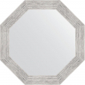 Зеркало Evoform Octagon 63х63 BY 3737 в багетной раме - Серебряный дождь 70, купить, цена, заказать, магазин, доставка, скидка, промокод, купить, цена, заказать, магазин, доставка, скидка, промокод