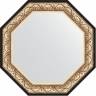 Зеркало Evoform Octagon 80х80 BY 3846 в багетной раме - Барокко золото 106, купить, цена, заказать, магазин, доставка, скидка, промокод, купить, цена, заказать, магазин, доставка, скидка, промокод