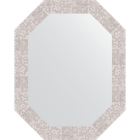 Зеркало Evoform Octagon 57x72 BY 7098 в багетной раме - Соты алюминий 70, купить, цена, заказать, магазин, доставка, скидка, промокод, купить, цена, заказать, магазин, доставка, скидка, промокод