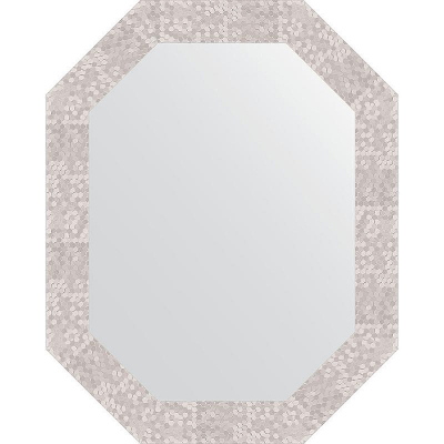 Зеркало Evoform Octagon 57x72 BY 7098 в багетной раме - Соты алюминий 70