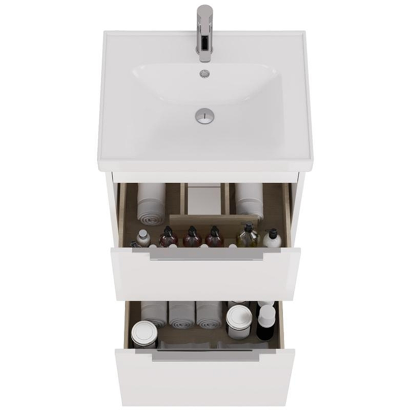 Тумба под раковину Dreja Prime 70 99.9301 подвесная Белый глянец, купить, цена, заказать, магазин, доставка, скидка, промокод, купить, цена, заказать, магазин, доставка, скидка, промокод