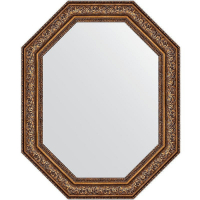 Зеркало Evoform Polygon 100х80 BY 7260 в багетной раме - Виньетка состаренная бронза 109, купить, цена, заказать, магазин, доставка, скидка, промокод, купить, цена, заказать, магазин, доставка, скидка, промокод