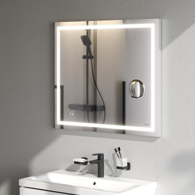 Зеркало AM.PM Gem 80 M91AMOX0803WG с подсветкой с механическим выключателем