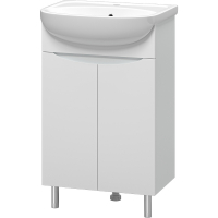 Тумба с раковиной Misty Смайл 50 УТ000013111 Белая, купить, цена, заказать, магазин, доставка, скидка, промокод, купить, цена, заказать, магазин, доставка, скидка, промокод