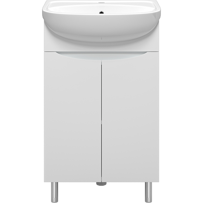 Тумба с раковиной Misty Смайл 50 УТ000013111 Белая, купить, цена, заказать, магазин, доставка, скидка, промокод, купить, цена, заказать, магазин, доставка, скидка, промокод