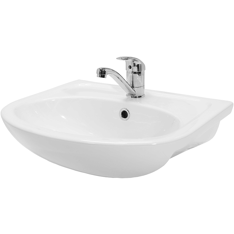 Тумба с раковиной Misty Смайл 50 УТ000013111 Белая, купить, цена, заказать, магазин, доставка, скидка, промокод, купить, цена, заказать, магазин, доставка, скидка, промокод