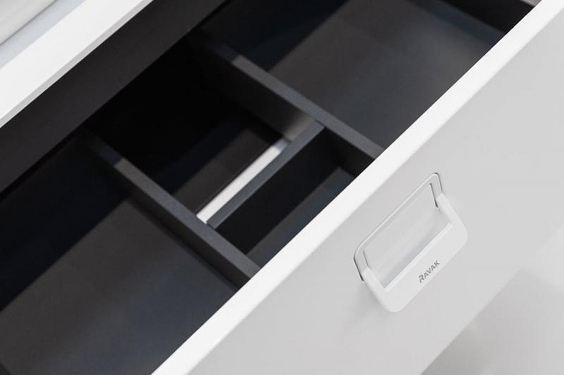 Тумба под раковину Ravak SD Comfort 80 X000001378 подвесная Белая глянцевая, купить, цена, заказать, магазин, доставка, скидка, промокод, купить, цена, заказать, магазин, доставка, скидка, промокод