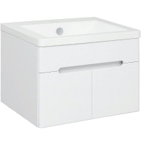Тумба под раковину Runo Парма 60 00-00001037 подвесная Белая, купить, цена, заказать, магазин, доставка, скидка, промокод, купить, цена, заказать, магазин, доставка, скидка, промокод