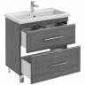 Тумба под раковину СанТа Венера 80 221018 Дуб шале графит, купить, цена, заказать, магазин, доставка, скидка, промокод, купить, цена, заказать, магазин, доставка, скидка, промокод