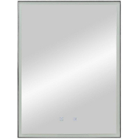 Зеркало Art&Max Arezzo AM-Are-600-800-DS-FC-H-Nero с подсветкой с сенсорным выключателем Черное, купить, цена, заказать, магазин, доставка, скидка, промокод, купить, цена, заказать, магазин, доставка, скидка, промокод