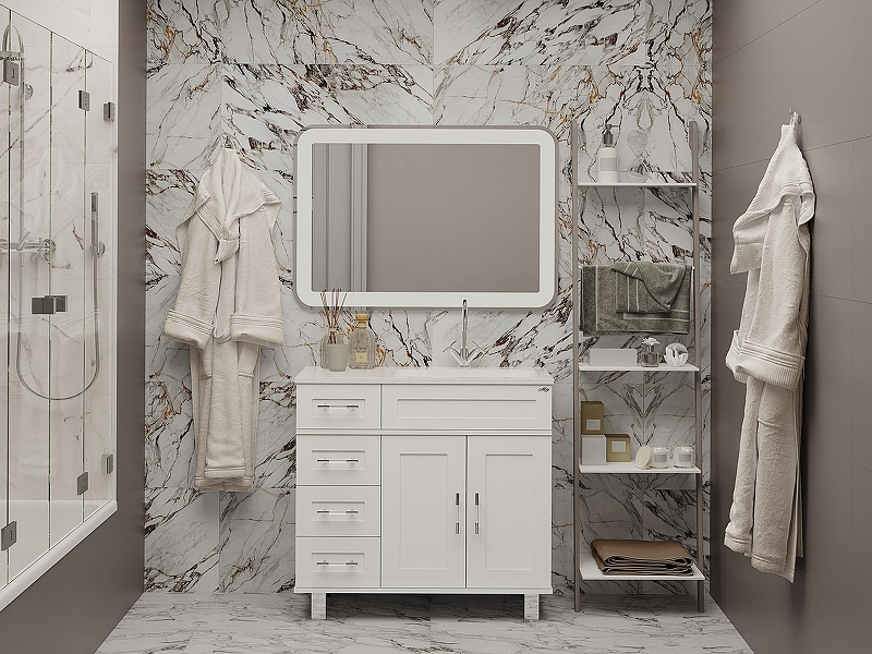 Тумба с раковиной Misty Купер 90 R УТ000010923 Белая, купить, цена, заказать, магазин, доставка, скидка, промокод, купить, цена, заказать, магазин, доставка, скидка, промокод