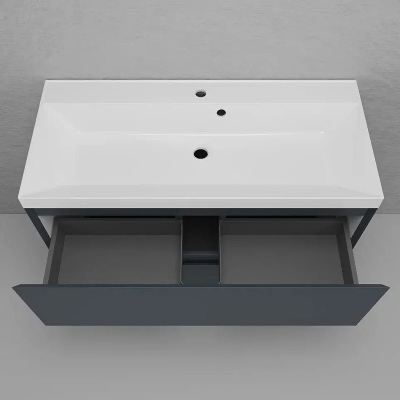 Тумба под раковину Style Line Манхэттен 100 ЛС-00002369 цвет Графит