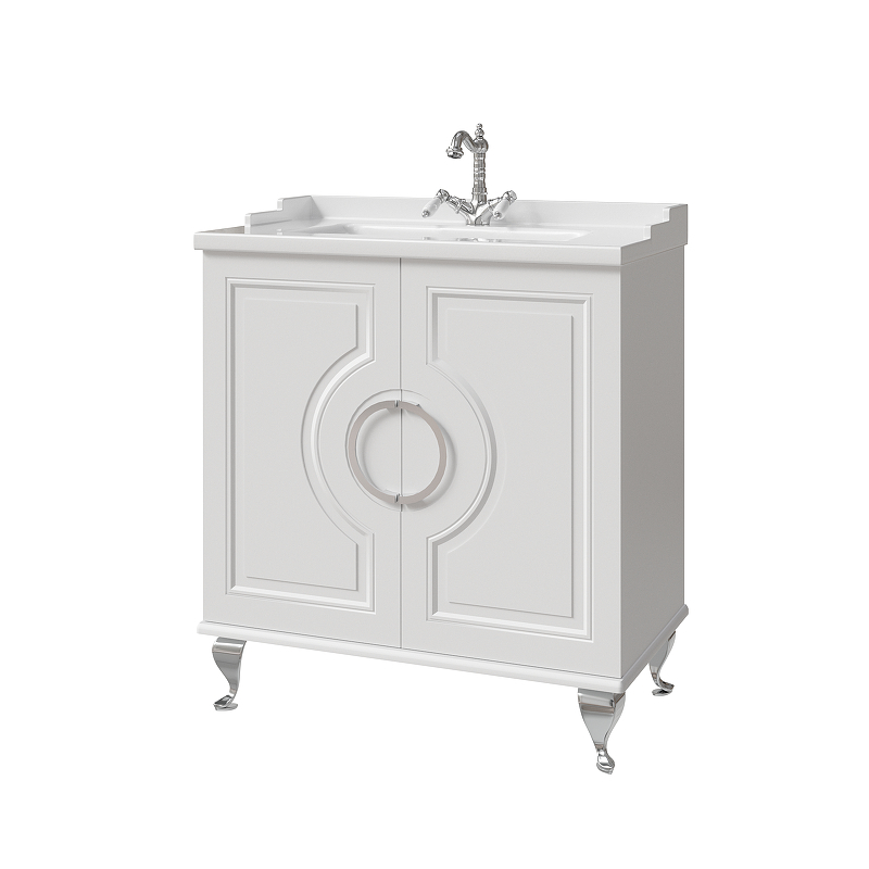 Тумба под раковину Caprigo Valletta 80,6 35312-SF027 цвет Белый, купить, цена, заказать, магазин, доставка, скидка, промокод, купить, цена, заказать, магазин, доставка, скидка, промокод