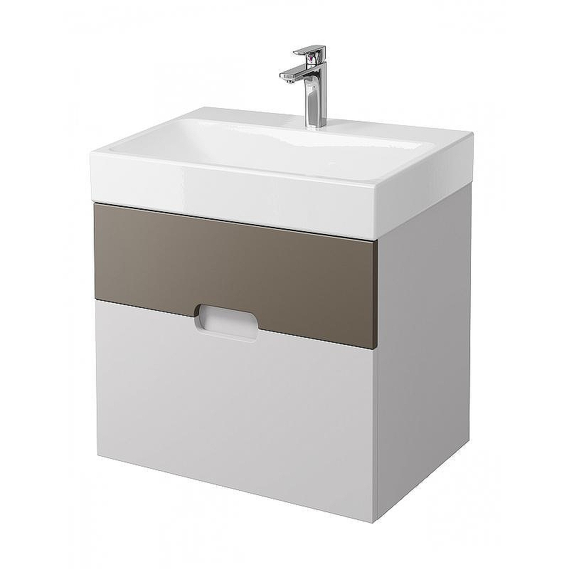 Тумба под раковину Creto Malibu 60 7-1077CapS подвесная Capuchino Soft, купить, цена, заказать, магазин, доставка, скидка, промокод, купить, цена, заказать, магазин, доставка, скидка, промокод